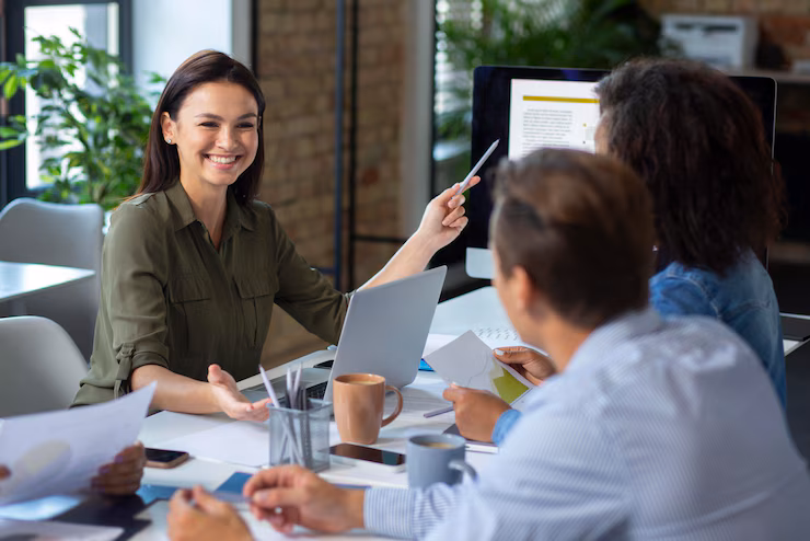 Handshake between two business people