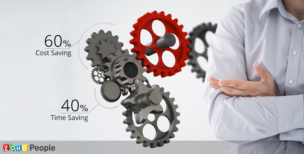 Business woman smiling